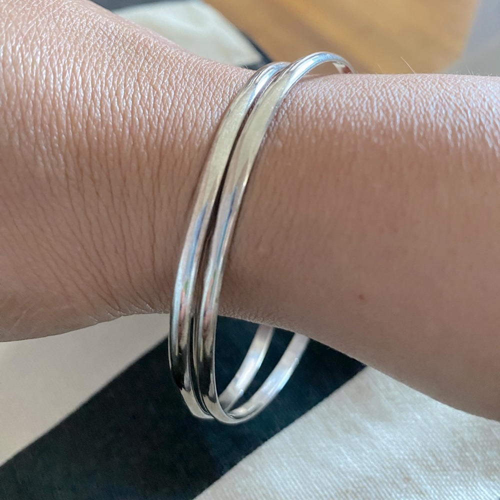 .925 silver bangle bracelets